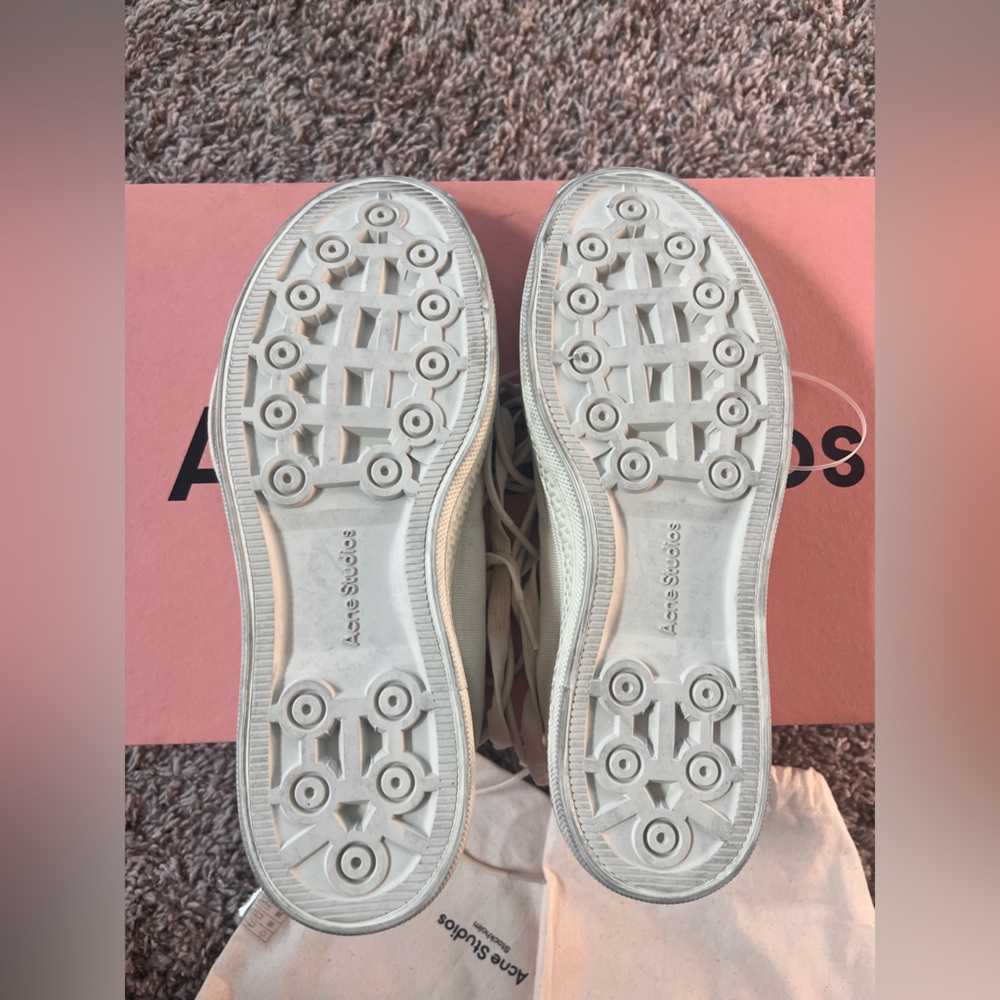 ACNE STUDIOS BALLOW SOFT TUMBLED TAG SNEAKER - Picture 13 of 15